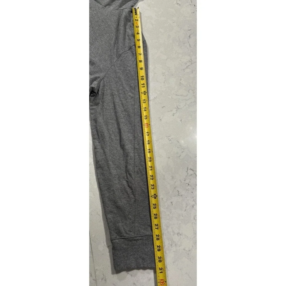 Banana Republic Hoodie Mens Large Gray Cozy Jersey Preppy Casual Sweatshirt